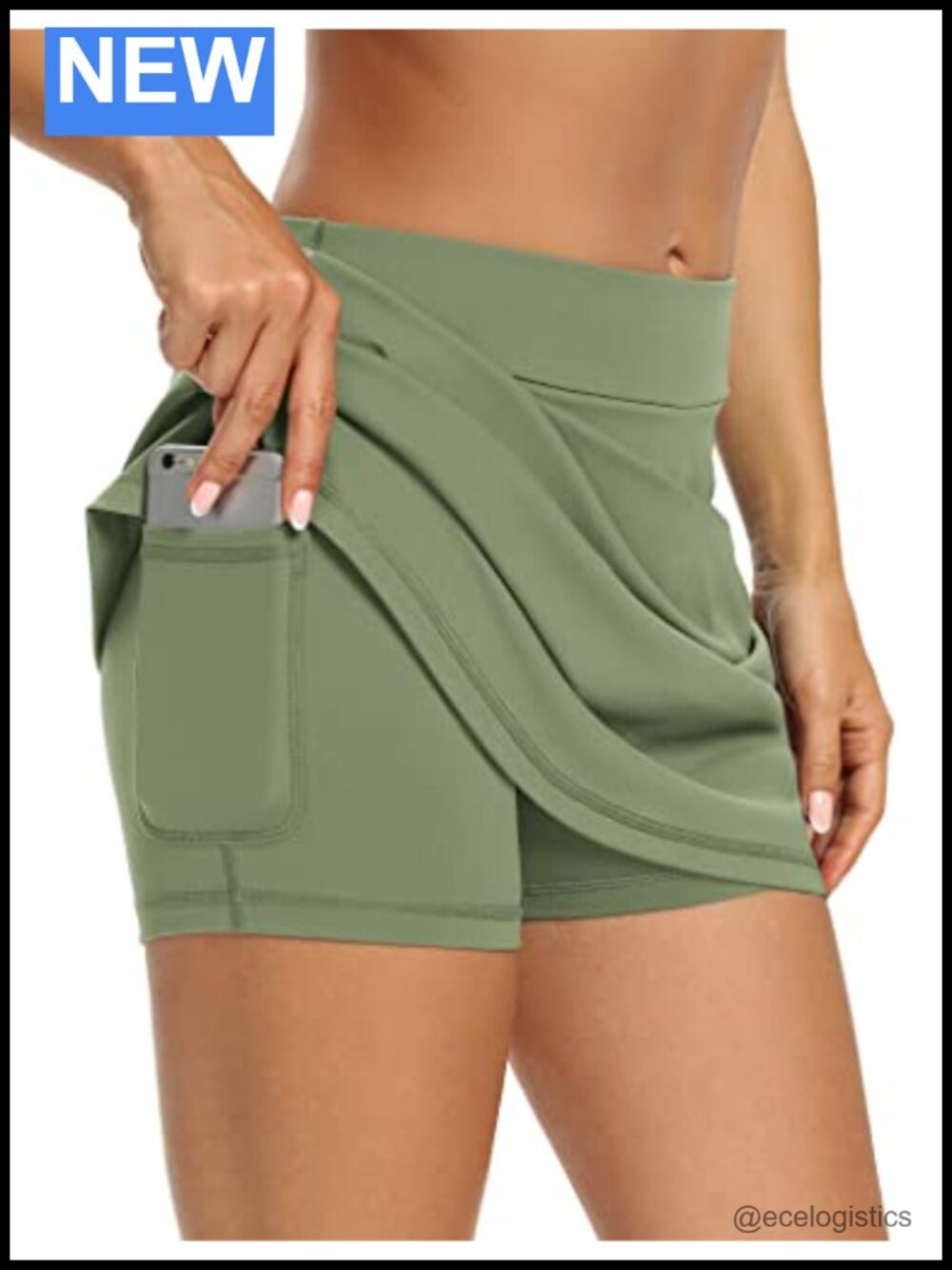 Tennis Skirt for Women with Shorts Athletic Skort Summer Running High Waist